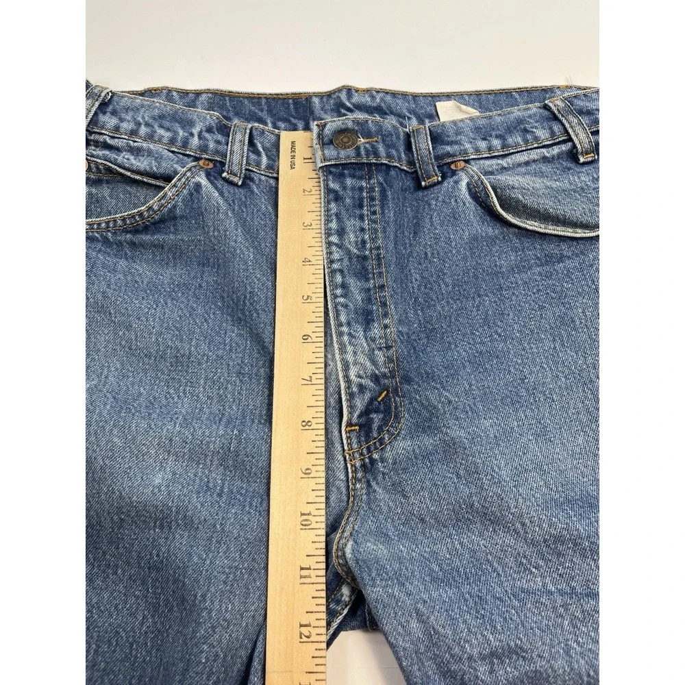 Vintage Levi's 505 Orange Tab Jeans Regular Fit Straight Leg Men's Size 34x34